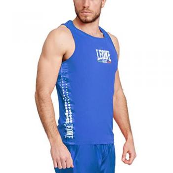 Leone 1947 Sportshirt ärmellos blau