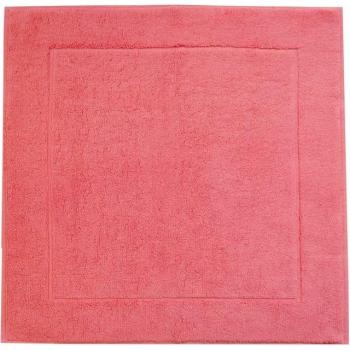 Baumwoll-Badematte Uni Basic in rot