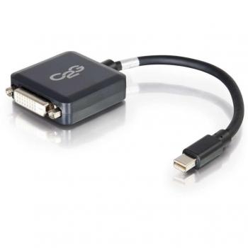 Conversor Mini DisplayPort a Single Link DVI‑D 20 cm – Negro