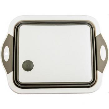 Collapsible Cutting Board with Draining Basket