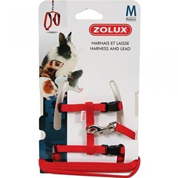 Zolux Pack Harnais Rouge pour Petits Mammifères – M