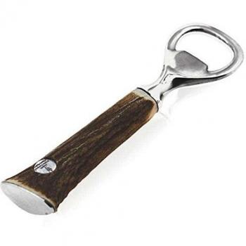 Customizable English Pewter Stag Horn Bottle Opener