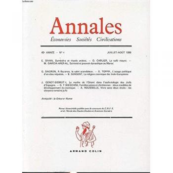 Annales : Economies Sociétés Civilisations 46e Année N°1 1991 : Valensi
