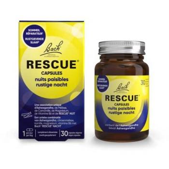Fleurs de Bach Rescue Capsules nuits paisibles 30 capsules