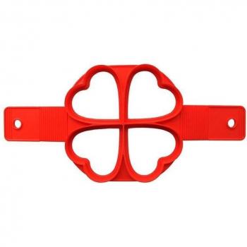 Sartén antiadherente con molde de silicona para tortitas, forma de corazón, modelo S M3S9
