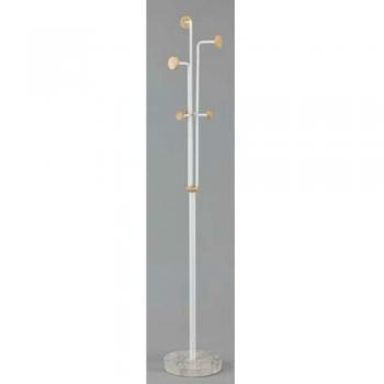 Perchero de Pie DKD Home Decor Natural Metal Madera Blanco