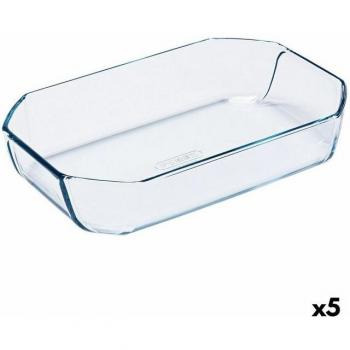 Pyrex Fuente para Horno de Vidrio Rectangular 30 x 20 x 6,45 cm (5 Piezas)
