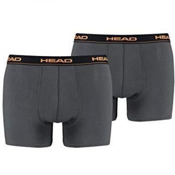 HEAD Herren Basic Boxers Boxer-Shorts, Schwarz, XL (2er Pack)