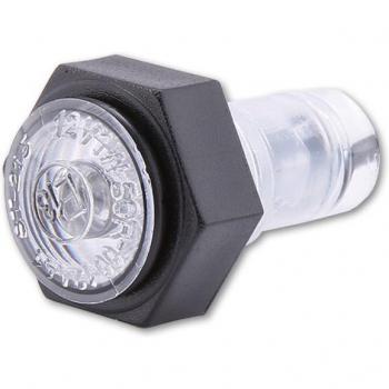 Lumière de parking mini LED Shinyo, rond, diamètre de l’objectif 14,8 mm, E-approuvé transparent