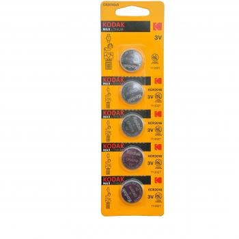 Piles sous blister Kodak bouton lithium ultra 2016 – 5 piles
