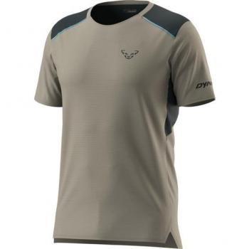 Dynafit Sky Funktionsshirt Herren Kurzarm T-Shirt L braun/beige