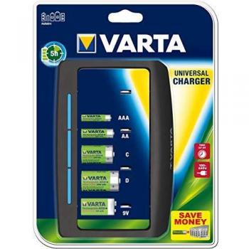 Varta Universal Charger – AA, AAA, C, D & 9V Batteries