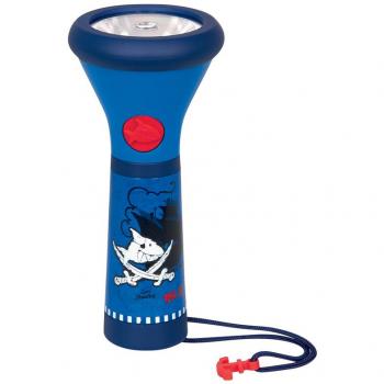Lampe de poche bleue Capt'n Sharky 5 étoiles