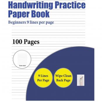 Handwriting Practice Paper Book