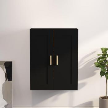 VidaXL Stylish Black Wall Cabinet 69.5x32.5x90 cm