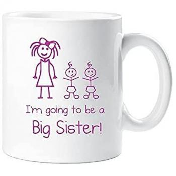 Future Big Sister to Twins 10oz Coffee Cup