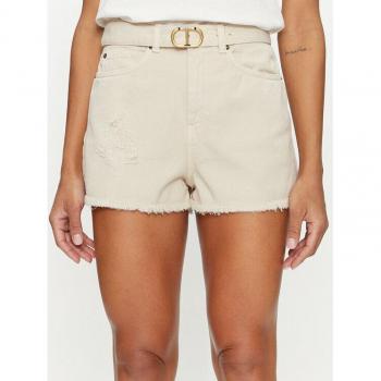 Shorts & Pantaloni Twinset Bull Beige Parchment 28
