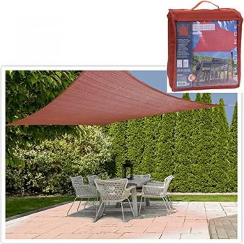 Toile d'ombrage carré 3m x 3m protection anti-UV