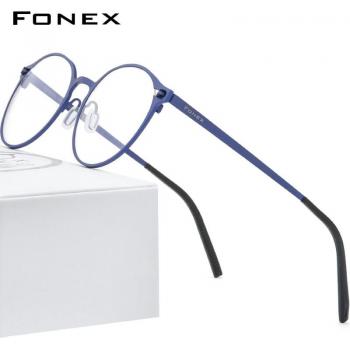 FONEX Retro Ronde Pure Titanium Brilmontuur