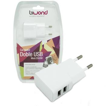 Cargador Biwond USB 2A y 1A