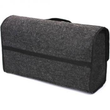 Anti-Slip Gray Felt Car Trunk Utility Bag