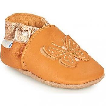 Chaussons Bébé Robeez Sauter dans le Vent Marron