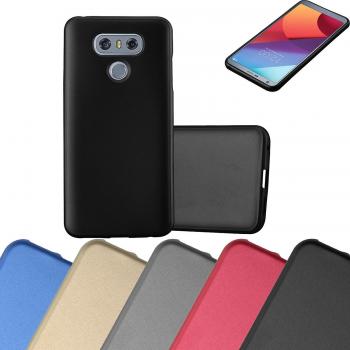 Cadorabo Coque TPU LG G6 Design Métallique