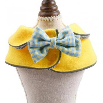 Cute Pet Bowknot Cape Dress