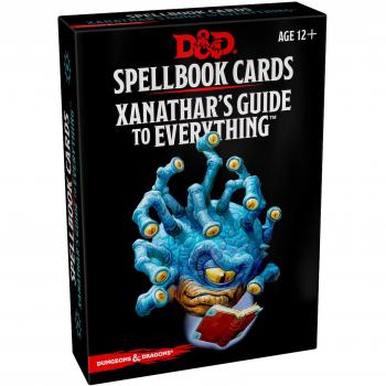 Dungeons & dragons spellbook cards: xanathar´s guide to everything inglés