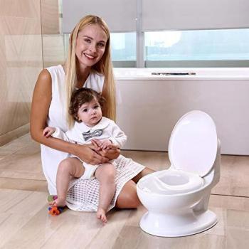 Non‑Slip White Potty Trainer for Babies & Toddlers – SOKA WC