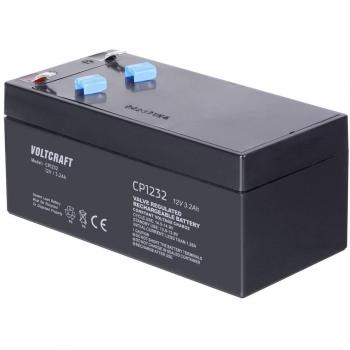 Batteria al Piombo 12V 3.2Ah Spina Piatta 4,8mm