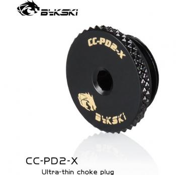 Tapón de Parada de Agua Series G1/4'' Bykski en Dos Tonos CC-PD2-X