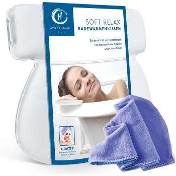 Hyggendahl Spa‑Set: 7‑Saugkugeln Kissen, Kopf‑Handtuch für Jacuzzi & Whirlpool