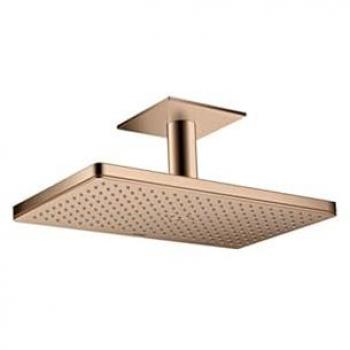 Showersolutions Hansgrohe AXOR 460/300 con Color Polished Red Gold – Ducha Elevada