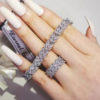 Conjunto de 2 piezas de joyería de lujo para mujer
