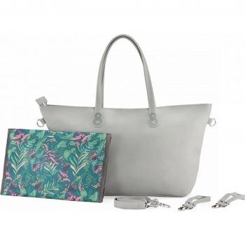 Borsa fasciatoio TREASUREBACK per passeggino grigio chiaro