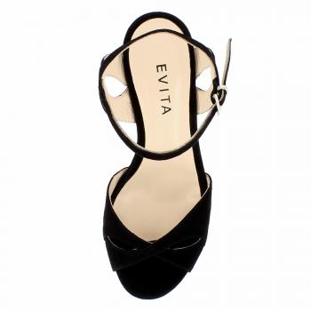 Samanta Frauen‑Sandalette raugeläufig Schwarz, 36