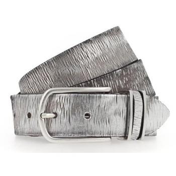 CUNO Ceinture en cuir gris 100