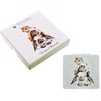 Wrendale Designs Compact Mirror with Hamster and Friends