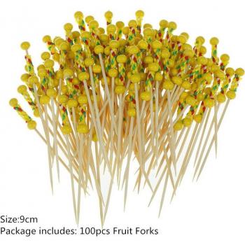 Vegetable Sticks 100pcs Bamboo 9/12cm