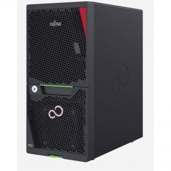 Fujitsu PRIMERGY TX1310 M5 Server Tower con processore Xeon E-2324G 3.1GHz, RAM da 8GB, HDD da 2TB e masterizzatore DVD Super Multi Nero