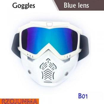 Abnehmbare Motorradbrille