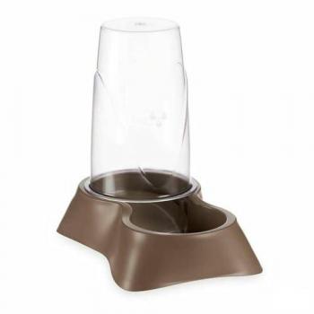 Brown 3.5L Pet Feeding Dish Dispenser (4 Count)