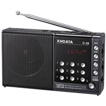 XHDATA D-38 FM-Stereo MW SW MP3 Player DSP Full Band Radio