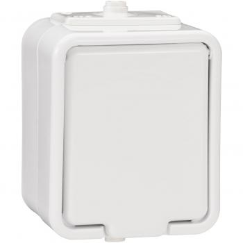 Prise de courant étanche 2P+T IP44 Blanc Cedar Schneider NT130H01