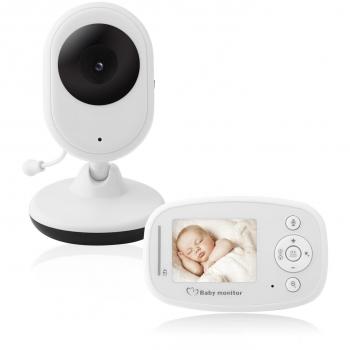 Babyphone 2.4'' avec grand angle et température surveillée