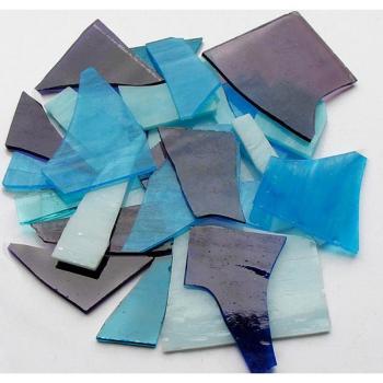 100g Irregular Mica Glass Mosaic for DIY Projects