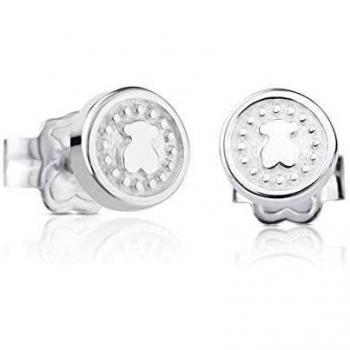 Pendientes Aura de TOUS en plata con diseño de oso