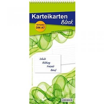 RNK Verlag A7 Notepad – Feuilles Lignées, Blanc
