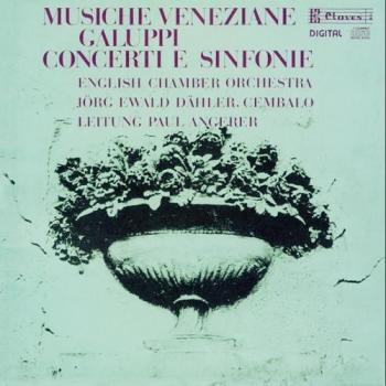 Baldassare Galuppi Collection – Music from Venice (Used Japanese CD – 508306)